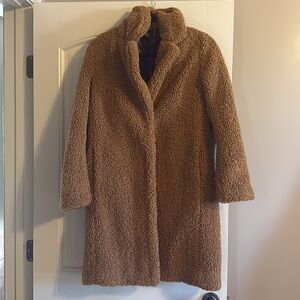 Like new women’s jcrew camel color coat